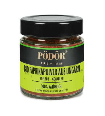 Bio Paprikapulver Edelsüß - gemahlen / aus Ungarn Bio Paprikapulver Edelsüß - gemahlen / aus Ungarn