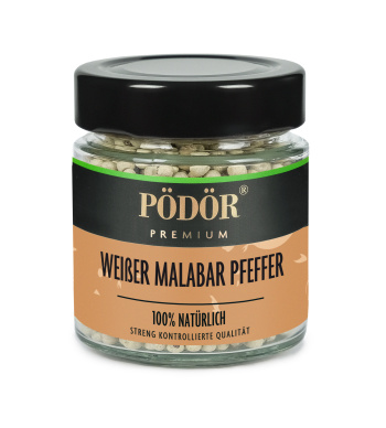 Weißer Malabar Pfeffer - ganz Weißer Malabar Pfeffer - ganz