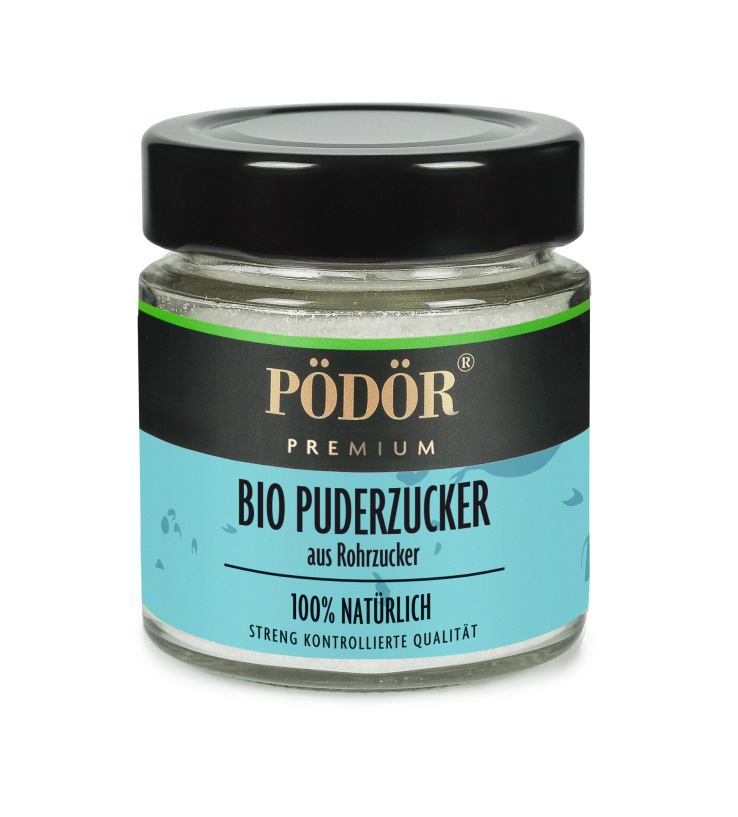 Bio Puderzucker aus Rohrzucker