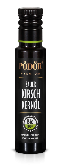 Bio Sauerkirschkernöl kaltgepresst Bio Sauerkirschkernöl kaltgepresst