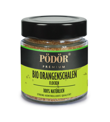 Bio Orangenschalen - Flocken