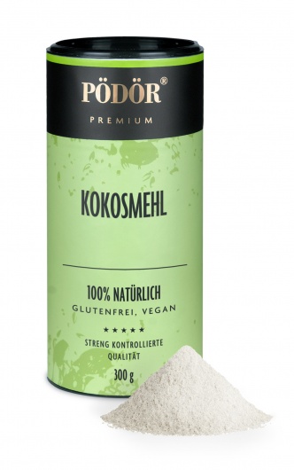 Kokosmehl teilentölt