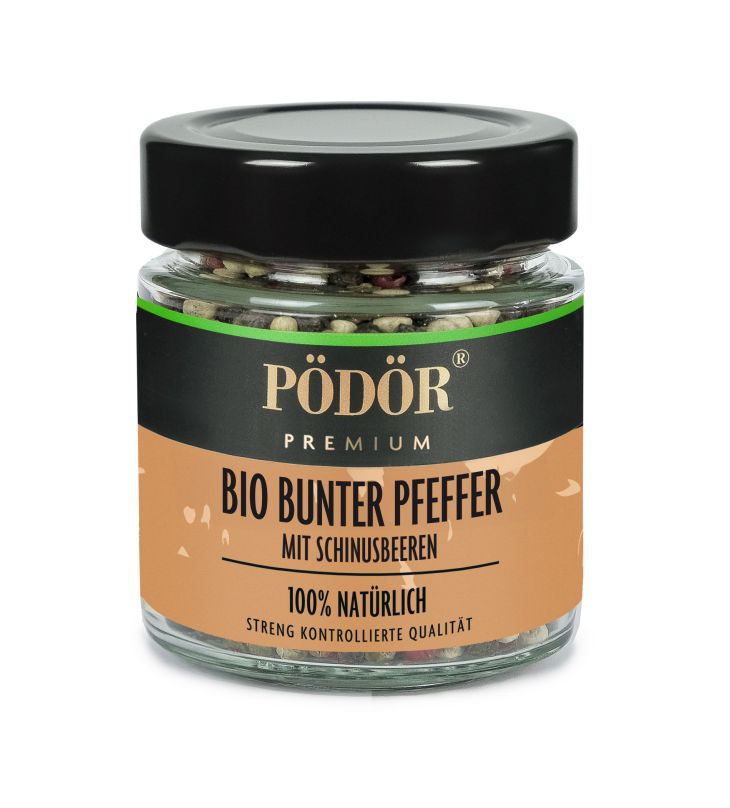 Bio Bunter Pfeffer mit Schinusbeeren - ganz