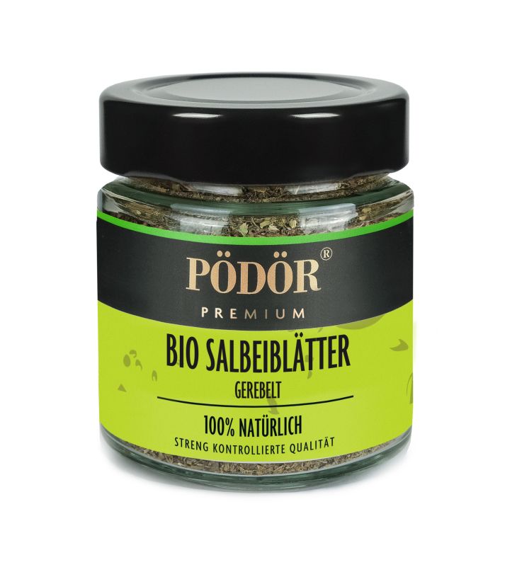 Bio Salbeiblätter - gerebelt