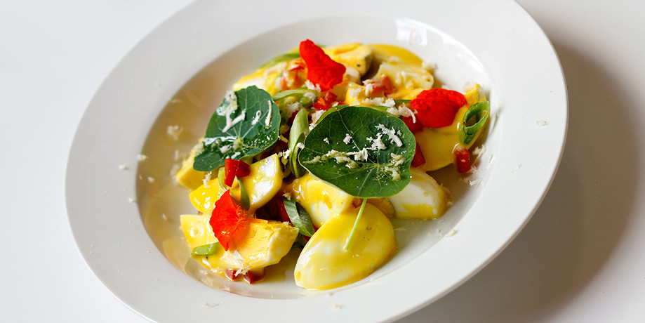 Eiersalat mit Mayonnaise aus Pödör Bio Leinöl