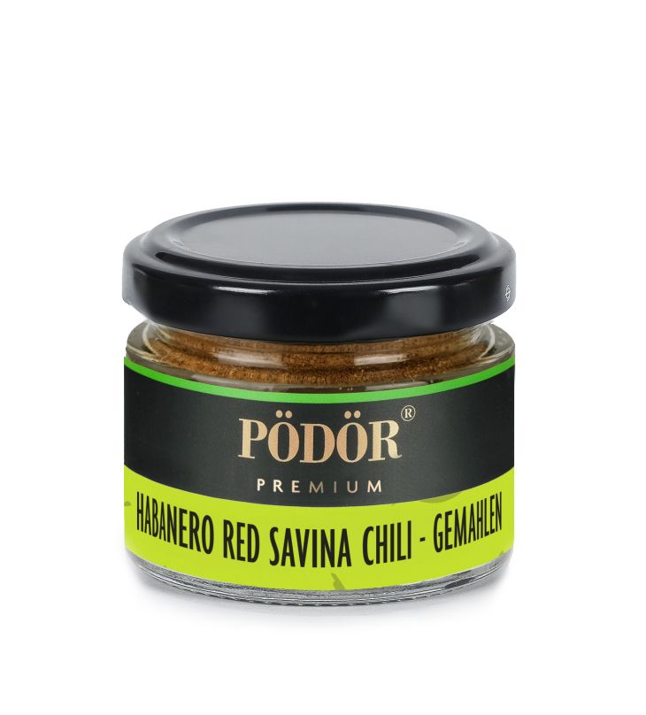 Habanero Red Savina chili - gemahlen