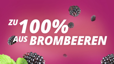 Farbenfroher Brombeeressig