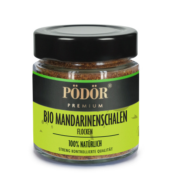 Bio Mandarinenschalen - Flocken