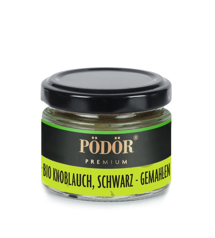Bio Knoblauch, schwarz - gemahlen