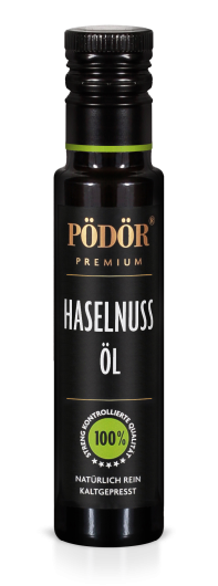 Haselnussöl aus Piemonteser Haselnüssen kaltgepresst Haselnussöl aus Piemonteser Haselnüssen kaltgepresst