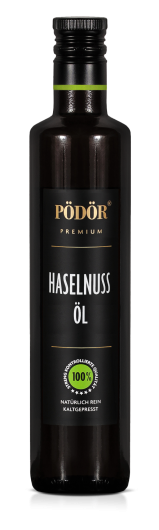 Haselnussöl aus Piemonteser Haselnüssen kaltgepresst Haselnussöl aus Piemonteser Haselnüssen kaltgepresst