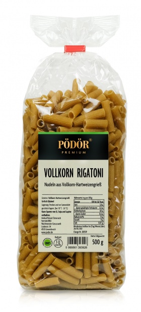 Rigatoni - Nudeln aus Vollkorn Hartweizengrieß_1