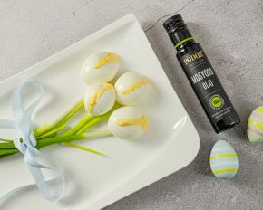 Gefüllte Eier mit Haselnussöl 