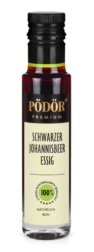 Schwarzer Johannisbeeressig Schwarzer Johannisbeeressig