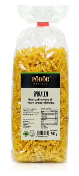 Spiralen - Nudeln aus Hartweizengrieß mit zwei Eiern aus Bodenhaltung_1