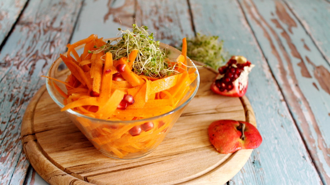 Karottensalat mit Vanille