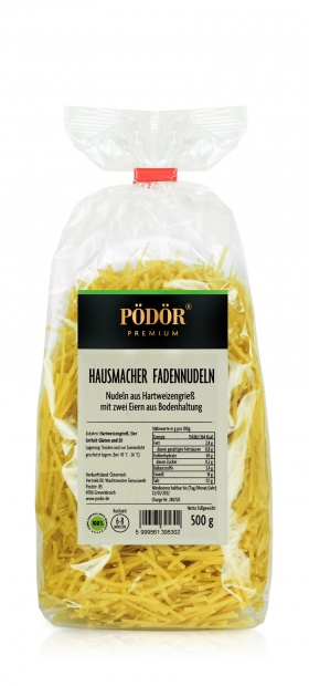 Hausmacher Fadennudeln - aus Hartweizengrieß mit zwei Eiern aus Bodenhaltung_1