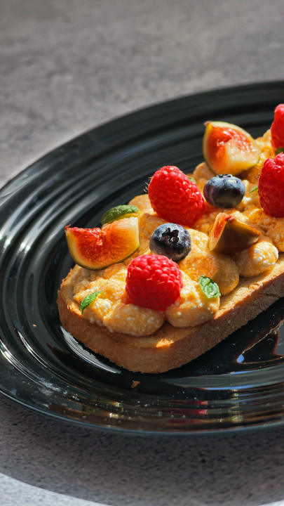 Kürbis-Quark-Toast mit Leinöl – Frühstücksrezept