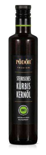 Kürbiskernöl, Steirisch kaltgepresst Kürbiskernöl, Steirisch kaltgepresst