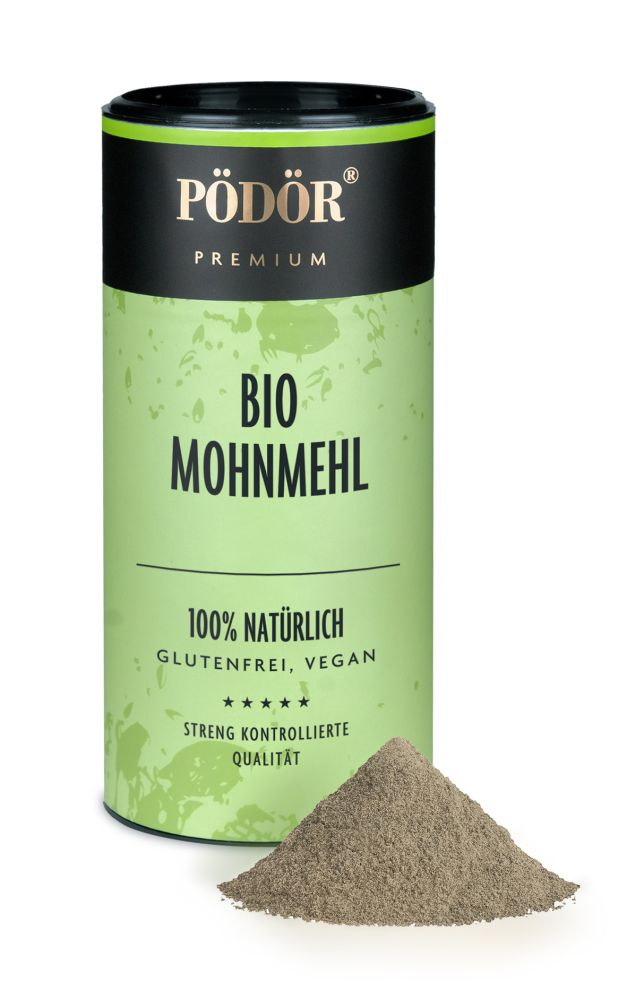 Bio Mohnmehl teilentölt