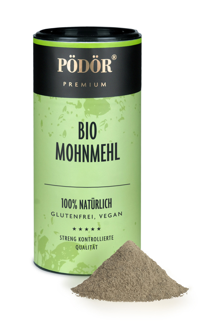 Bio Mohnmehl teilentölt