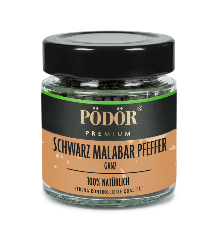 Schwarz Malabar Pfeffer – ganz