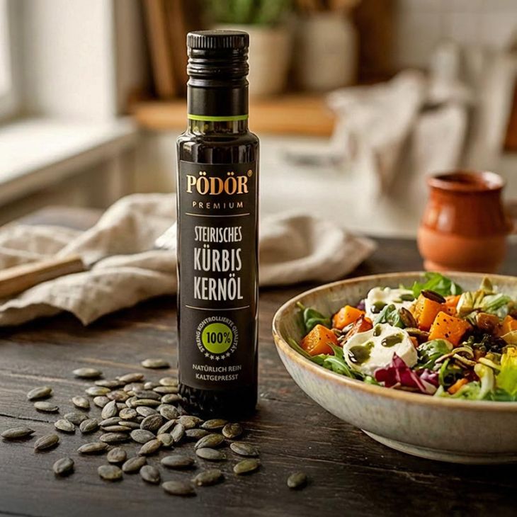 Steirisches Kürbiskernöl kaltgepresst