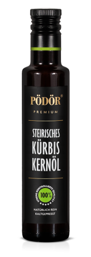 Kürbiskernöl, Steirisch kaltgepresst Kürbiskernöl, Steirisch kaltgepresst