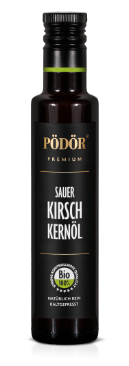 Bio Sauerkirschkernöl kaltgepresst Bio Sauerkirschkernöl kaltgepresst