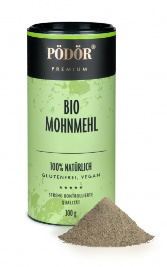 Bio Mohnmehl teilentölt