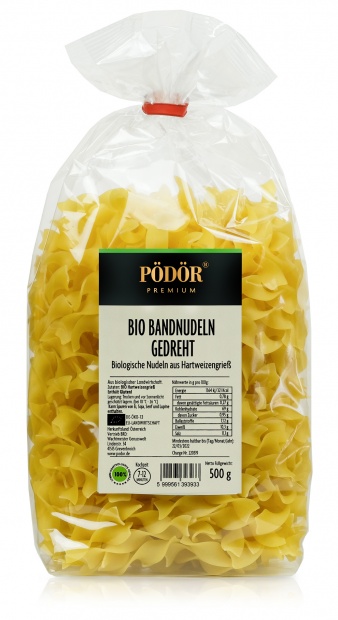 Bio Bandnudeln gedreht - aus Hartweizengrieß_1