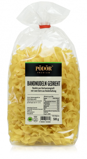 Bandnudeln gedreht - aus Hartweizengrieß mit zwei Eiern aus Bodenhaltung_1